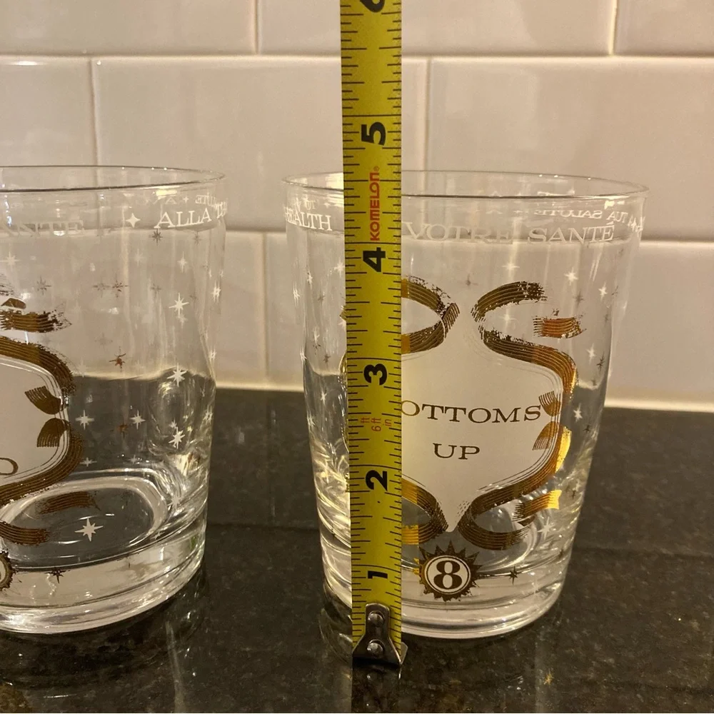 Mid Century Modern Funny Rocks Glasses